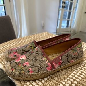 GUCCI bloom espadrilles size 39.5